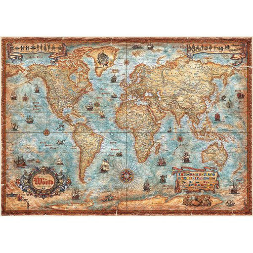 The World Map Art 2000 Piece Jigsaw Puzzle Heye - for just $49.99! 