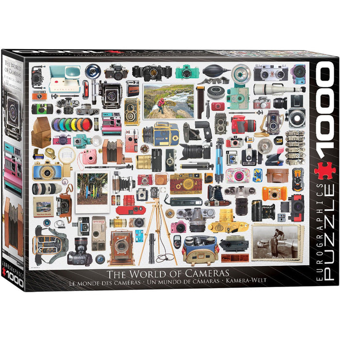 The World of Cameras 1000 Piece Jigsaw Puzzle Eurographics - for just $19.99! 