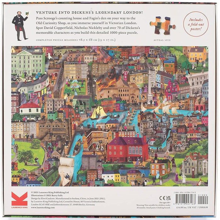 The World of Charles Dickens 1000 Piece Jigsaw Puzzle Laurence King - for just $24.99! 
