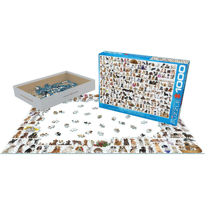 The World of Dogs 1000 Piece Jigsaw Puzzle Eurographics - for just $21.99! 