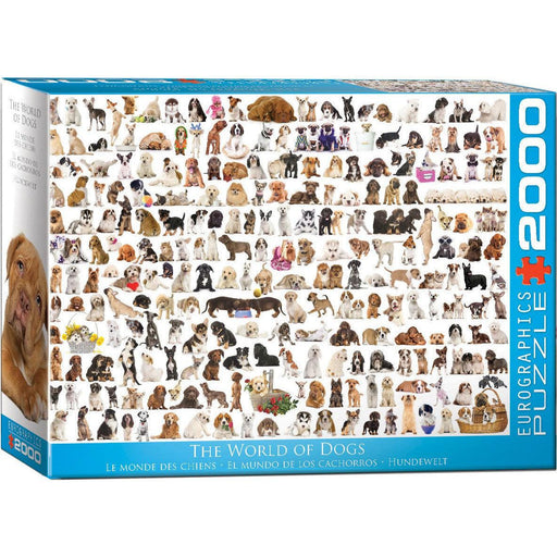 The World of Dogs 2000 Piece Jigsaw Puzzle Eurographics - for just $29.99! 