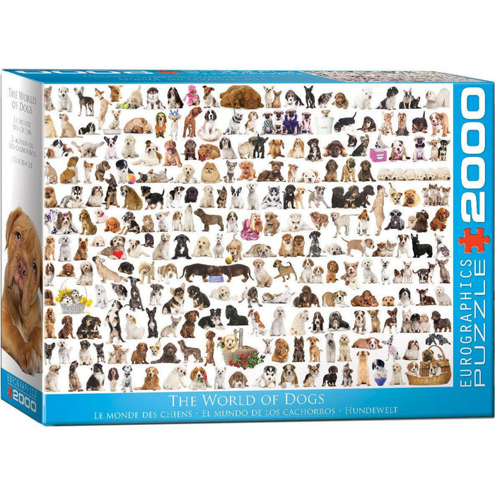 The World of Dogs 2000 Piece Jigsaw Puzzle Eurographics - for just $29.99! 