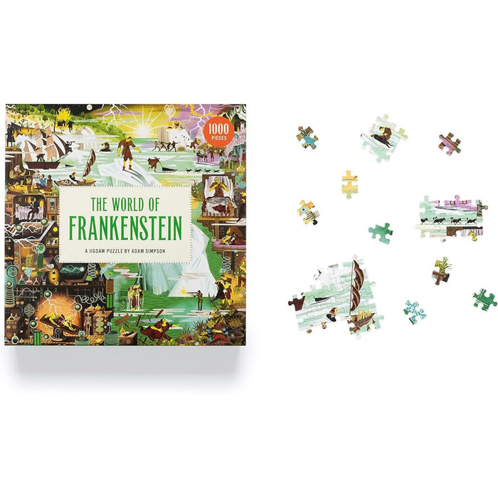The World of Frankenstein 1000 Piece Jigsaw Puzzle Laurence King - for just $24.99! 