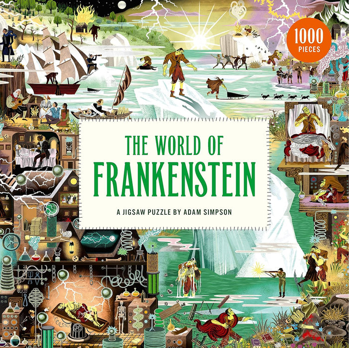 The World of Frankenstein 1000 Piece Jigsaw Puzzle Laurence King - for just $24.99! 
