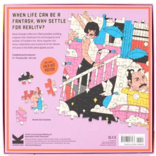 The World of Freddie Mercury 1000 Piece Jigsaw Puzzle Laurence King - for just $24.99! 