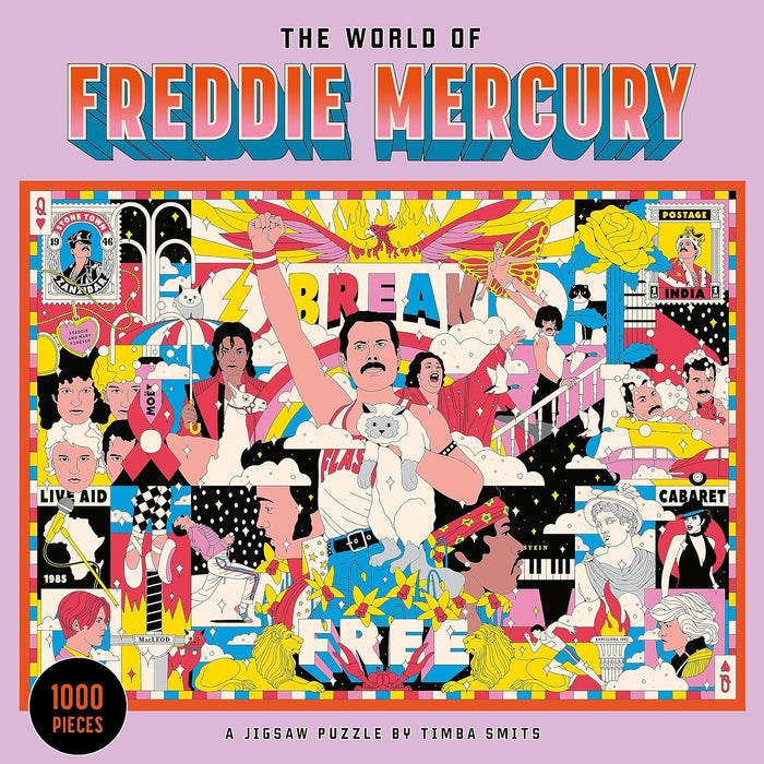 The World of Freddie Mercury 1000 Piece Jigsaw Puzzle Laurence King - for just $24.99! 