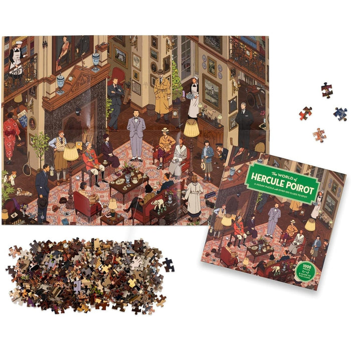 The World of Hercule Poirot 1000 Piece Jigsaw Puzzle Laurence King - for just $24.99! 