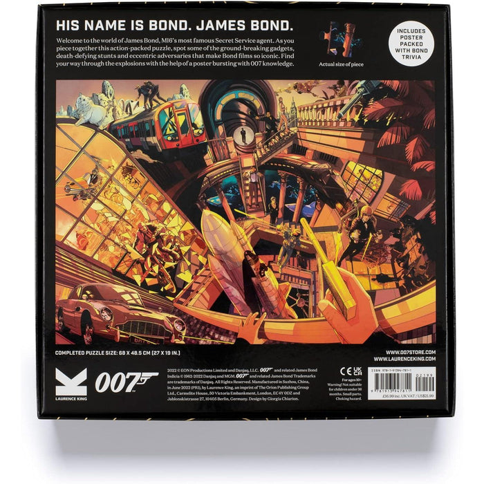 The World of James Bond 1000 Piece Jigsaw Puzzle Laurence King - for just $24.99! 