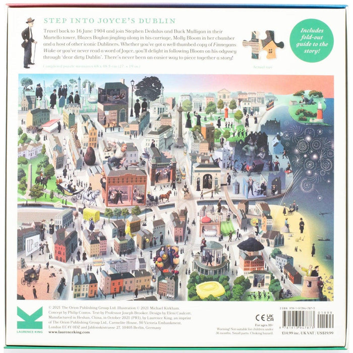 The World of James Joyce Puzzle 1000 Piece Jigsaw Puzzle Laurence King - for just $24.99! 