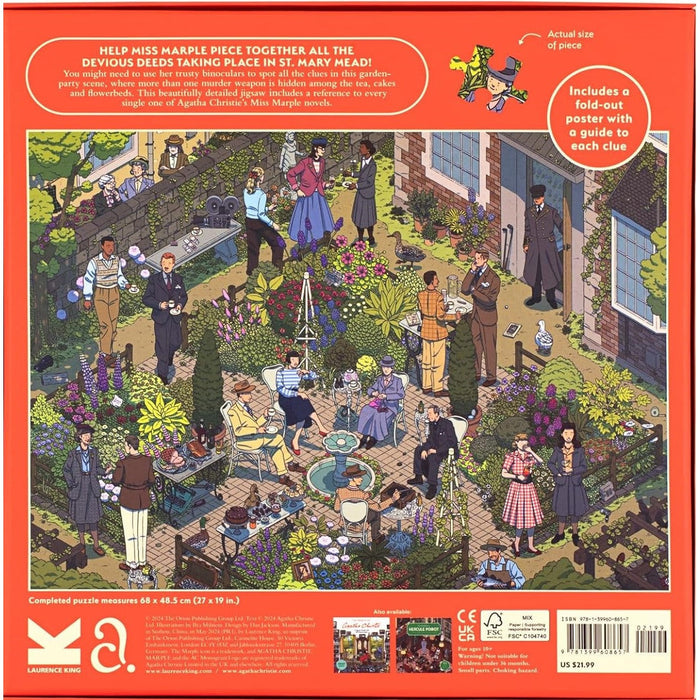 The World of Miss Marple 1000 Piece Jigsaw Puzzle Laurence King - for just $24.99! 