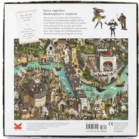 The World of Shakespeare 1000 Piece Jigsaw Puzzle Laurence King - for just $24.99! 