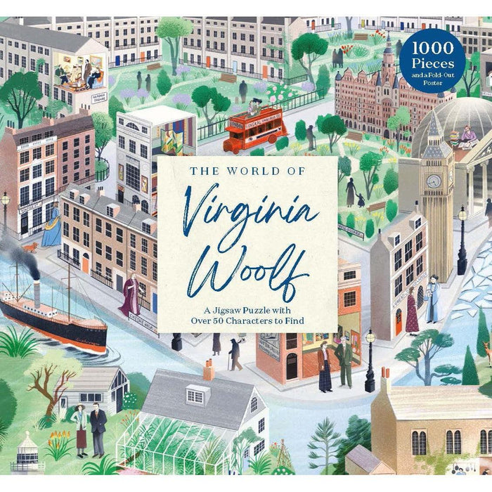 The World of Virginia Woolf 1000 Piece Jigsaw Puzzle Laurence King - for just $24.99! 