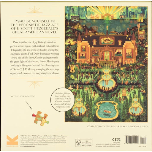 The World of the Great Gatsby 1000 Piece Jigsaw Puzzle Laurence King - for just $24.99! 