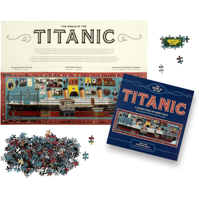 The World of the Titanic 1000 Piece Panoramic Jigsaw Puzzle Laurence King - for just $24.99! 