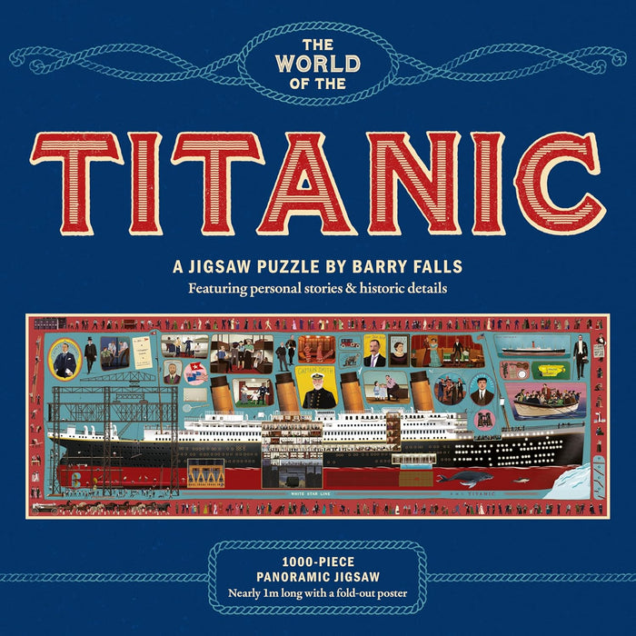 The World of the Titanic 1000 Piece Panoramic Jigsaw Puzzle Laurence King - for just $24.99! 