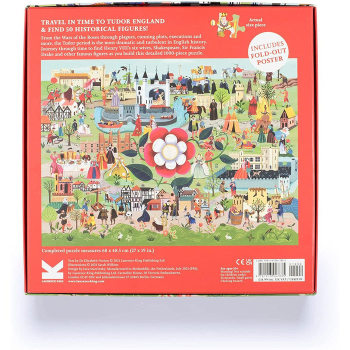 The World of the Tudors 1000 Piece Jigsaw Puzzle Laurence King - for just $24.99! 