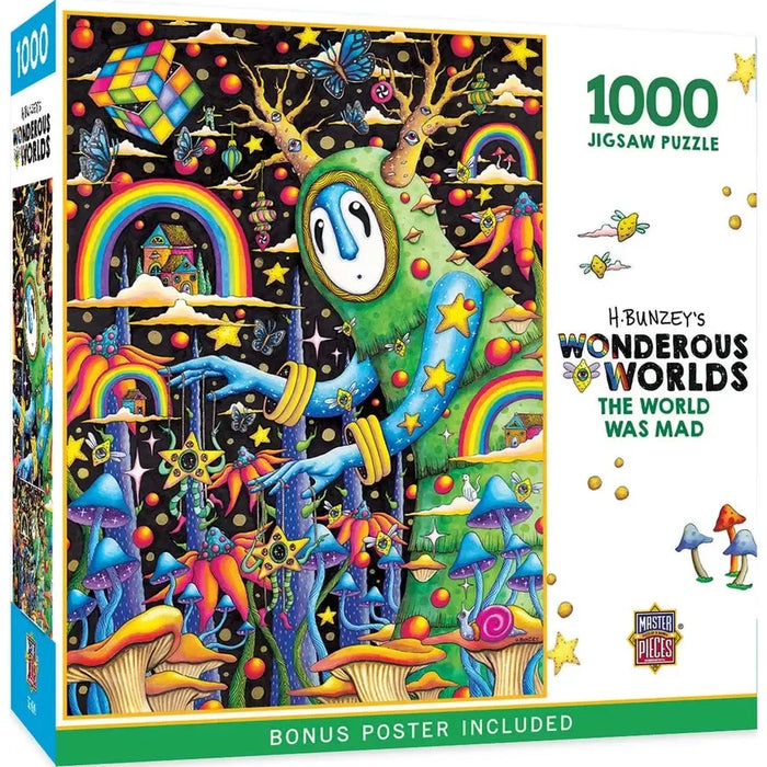 The World was Mad Wonderous Worlds 1000 Piece Jigsaw Puzzle MasterPieces - for just $17.99! 