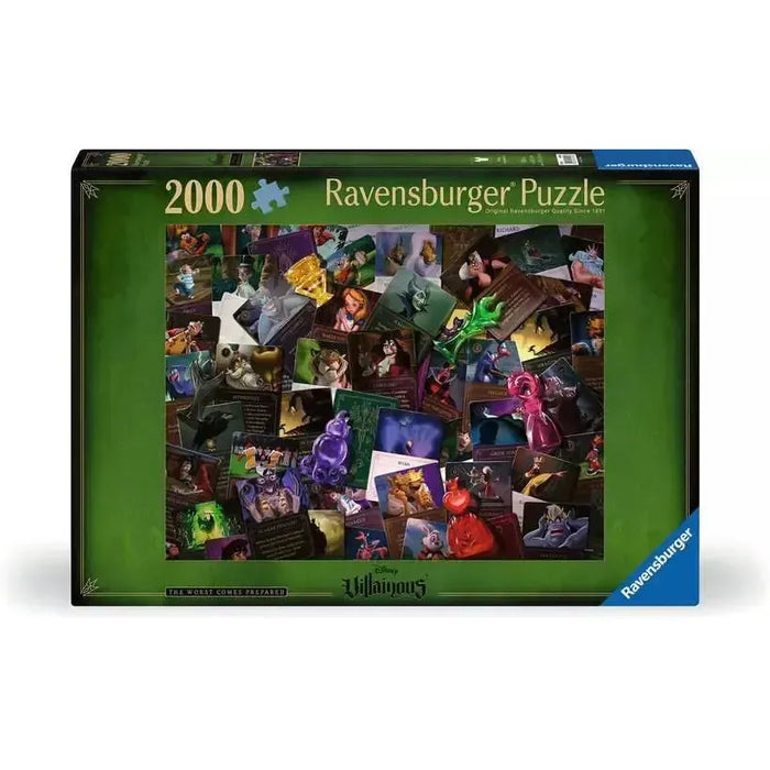 The Worst Comes Prepared Disney Villainous 2000 Piece Jigsaw Puzzle Ravensburger - for just $44.99! 