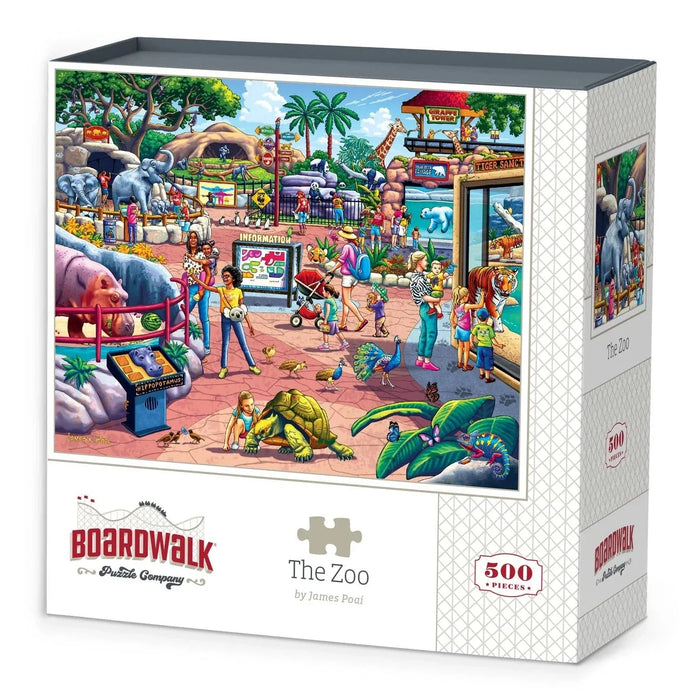 The Zoo 500 Piece Jigsaw Puzzle Boardwalk - for just $21.99! 