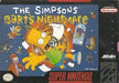 The Simpsons Bart's Nightmare - Super Nintendo - for just $25.99! 