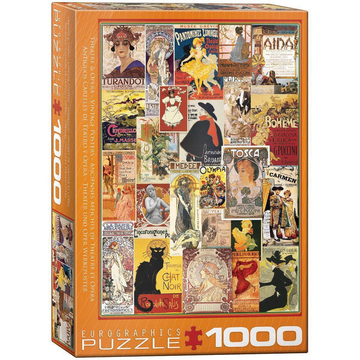 Theater & Opera Vintage Posters 1000 Piece Jigsaw Puzzle Eurographics - for just $21.99! 