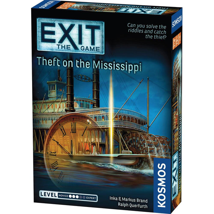 Theft on the Mississippi - Exit the Escape Room Game - Kosmos - for just $17.99! 
