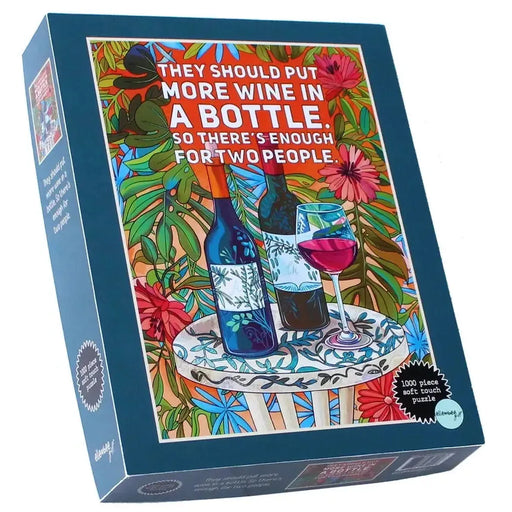 They should put more wine in... 1000 Piece Soft Touch Jigsaw Puzzle Ellembee - for just $24.99! 