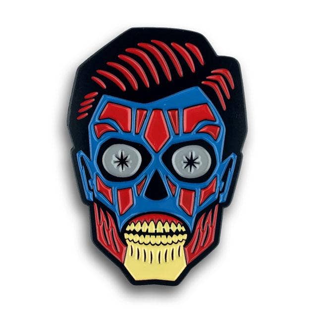 They Live Alien Head Enamel Pin - for just $12! 