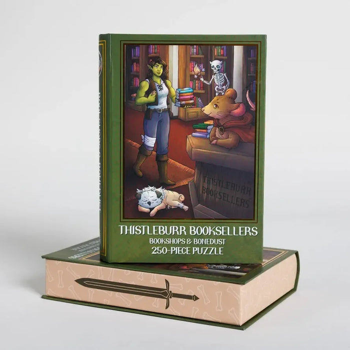 Thistleburr Booksellers "Bookshops & Bonedust" 250 Piece Jigsaw Puzzle KOT - for just $17.99! 