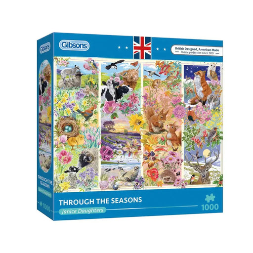 Through the Seasons 1000 Piece Jigsaw Puzzle Gibsons - for just $24.99! 