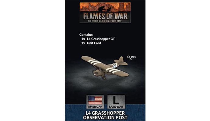 Flames of War: American L4 Grasshopper Observation Post (Late War) - for just $14.50! 
