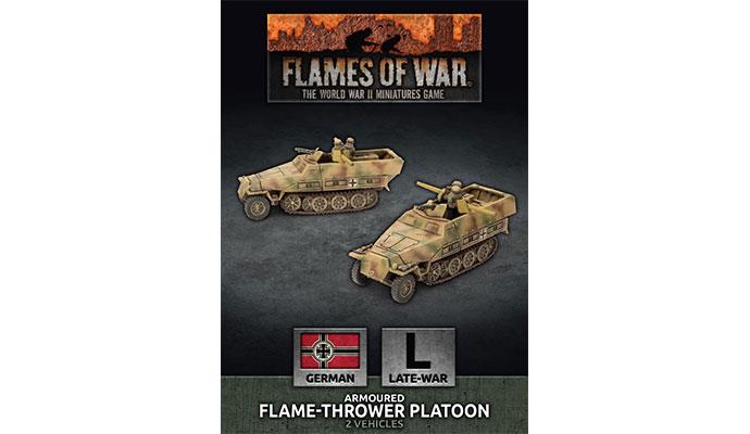 Flames of War: German SD KFZ 251 Flamethrower Platoon (Late War) - for just $20! 