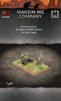 Flames of War: Soviet Maksim MG Company (Mid War) - for just $15! 