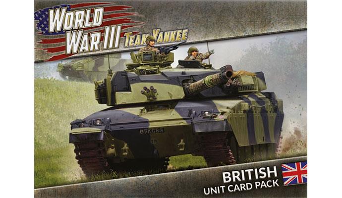 Team Yankee: British Unit Card Pack - for just $15! 