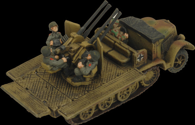 Flames of War: German SD KFZ 7/1 Quad AA Platoon (Mid War) - for just $37! 