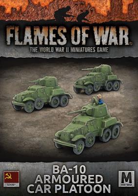 Flames of War: Soviet BA-10 Armoured Car Platoon (Mid War) - for just $37! 