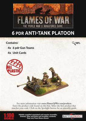 Flames of War: British 6 pdr Anti-tank Platoon (Late War) - for just $32! 