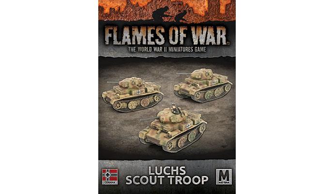 Flames of War: German Luchs (Panzer II) Scout Troop (Mid War) - for just $37! 