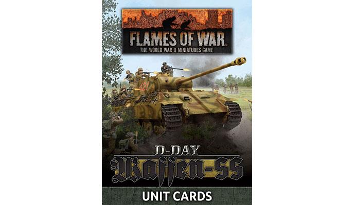 Flames of War: D-Day - Waffen-SS Unit Card Pack - for just $20! 