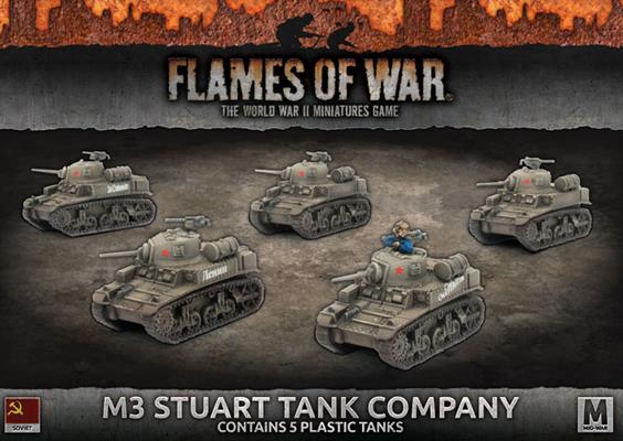 Flames of War: Soviet M3 Stuart Tank Company (Mid War) - for just $50! 