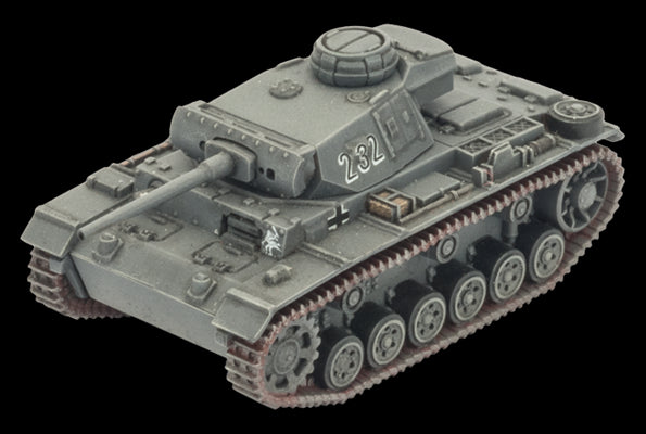 Flames of War: German Panzer III Tank Platoon (Mid War) - for just $50! 