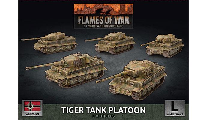 Flames of War: German Tiger Tank Platoon (Late War) - for just $50! 