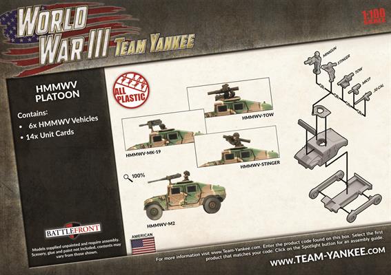 Team Yankee: HMMWV Platoon - for just $50! 