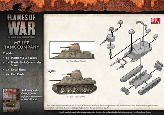 Flames of War: Soviet M3 Lee Tank Company (Mid War) - for just $50! 