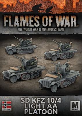 Flames of War: German SD KFZ 10/4 Light AA Platoon (Mid War) - for just $47! 