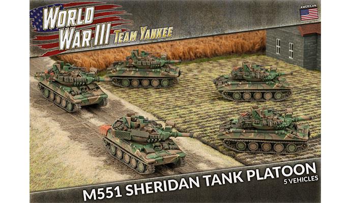 Team Yankee: M551 Sheridan Tank Platoon - for just $62.50! 