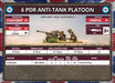 Flames of War: British 6 pdr Anti-tank Platoon (Late War) - for just $32! 