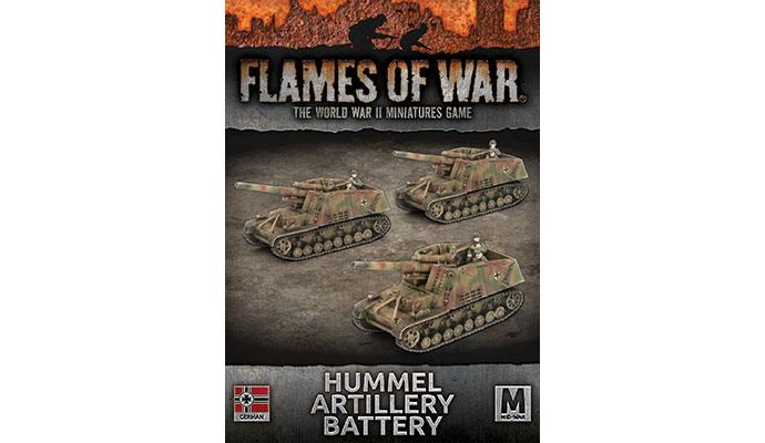 Flames of War: German Hummel Artillery Battery (Mid War) - for just $37! 