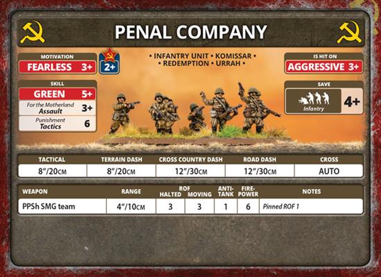Flames of War: Bagration - Soviet Unit Cards - for just $20! 