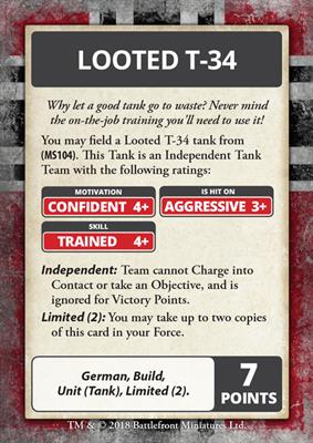 Flames of War: German Iron Cross Command Cards - for just $10! 